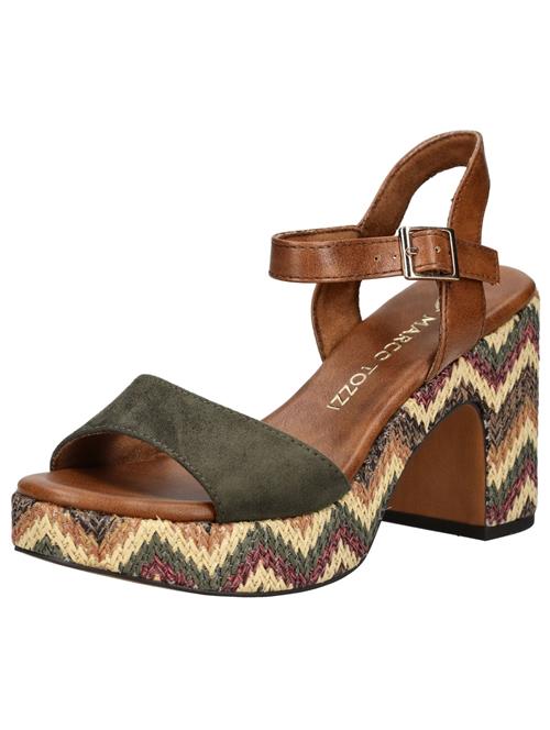 MARCO TOZZI Sandaler  brun / grøn