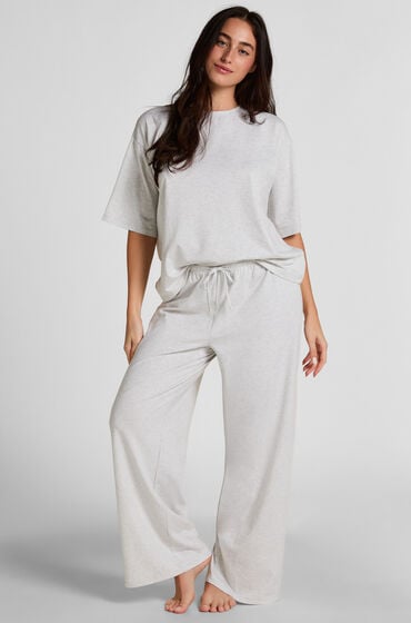 Hunkemöller Pyjamas Bukser Loose Grå