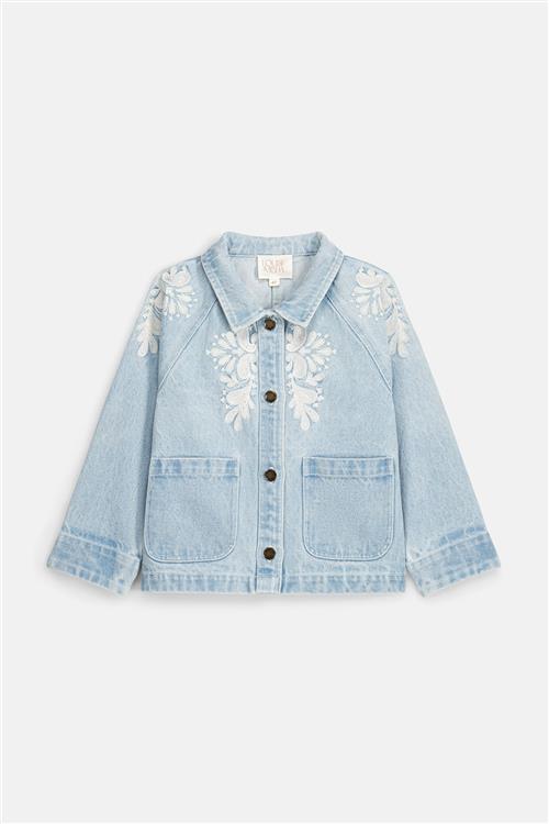 Louise Misha Rafaela Jakke Bleach  Bleach 3 Y  Blå  3 år  kvinde