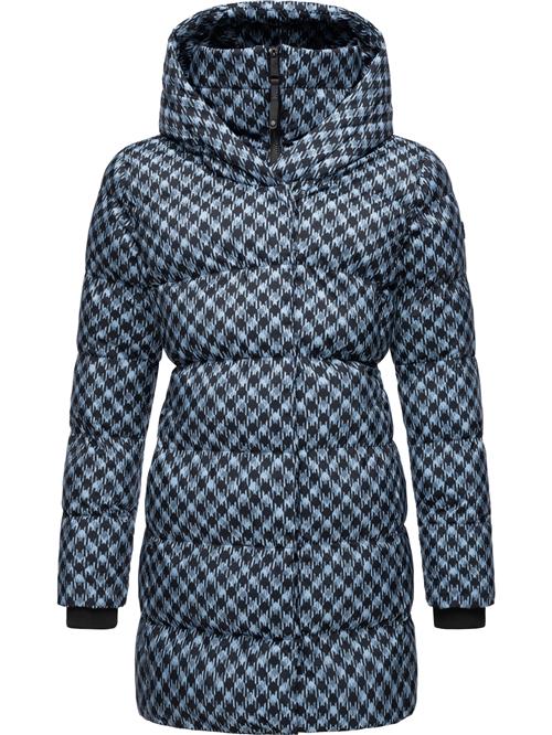 Ragwear Vinterfrakke 'Niara'  dueblå / lyseblå / sort