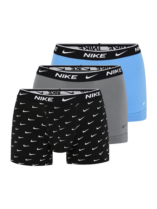 NIKE Underwear Sportsunderbukser  azur / mørkegrå / sort / hvid