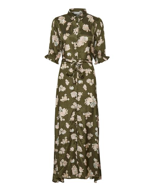 Kaffe Kjole 'Velana'  opal / oliven / pudder / hvid