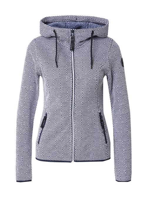 ICEPEAK Funktionsfleecejakke 'ADRIAN'  mørkeblå / offwhite