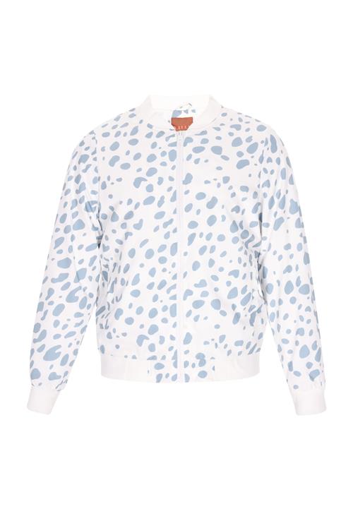 NALLY Overgangsjakke  lyseblå / hvid