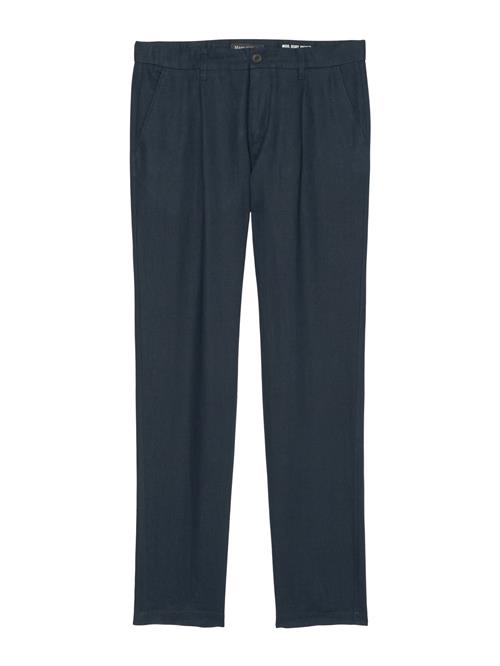 Marc O'Polo Bukser med lægfolder 'Osby'  natblå