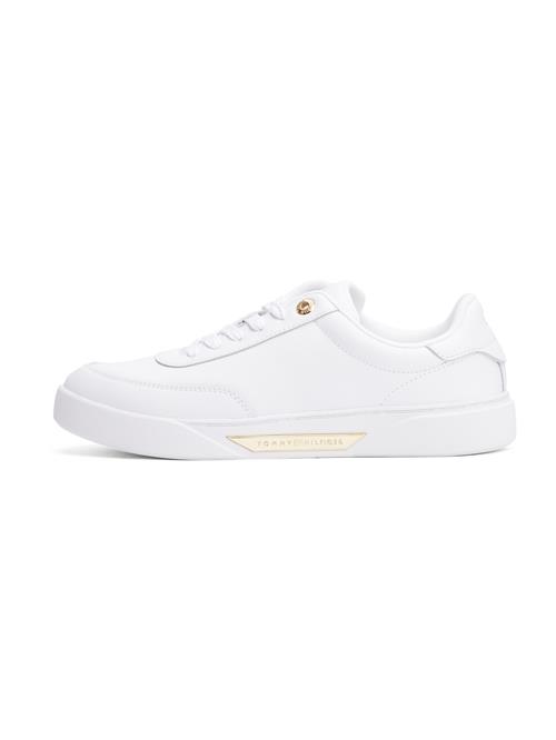 TOMMY HILFIGER Sneaker low 'ESSENTIAL CHIC'  guld / hvid