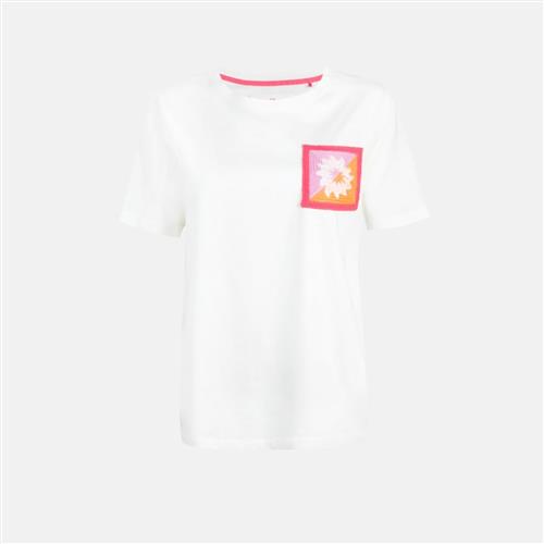 LIEBLINGSSTÜCK Shirts 'Cora'  orange / pink / hvid