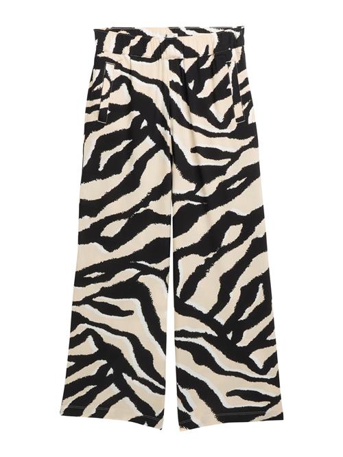 TOM TAILOR Bukser  creme / sort