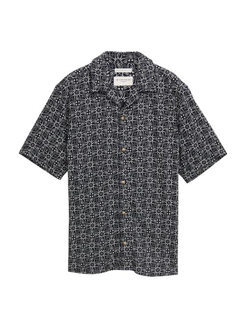 TOM TAILOR Skjorte  navy / hvid