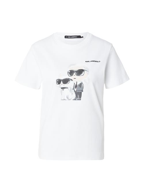 Karl Lagerfeld Shirts 'Ikon'  beige / grå / sort / hvid