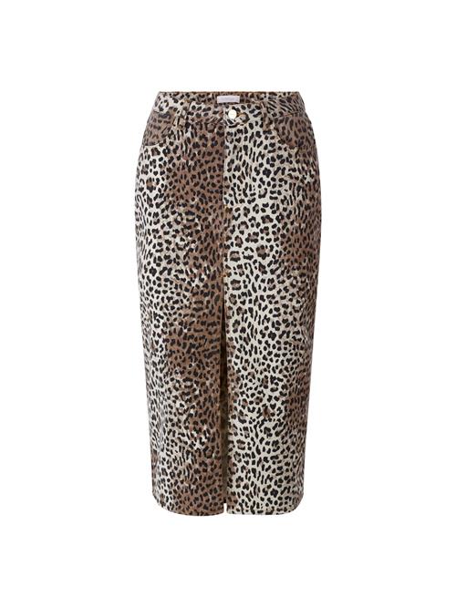 Rich & Royal Nederdel  lysebeige / sort / hvid