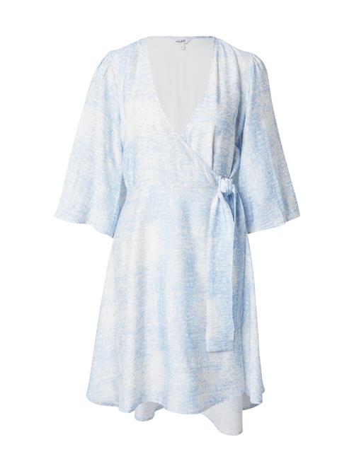 mbym Kjole 'Melik'  lyseblå / hvid