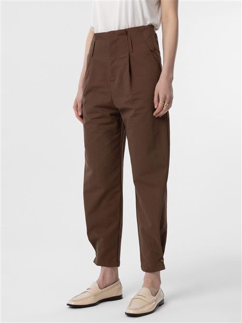 Antioch Bukser med lægfolder  brun