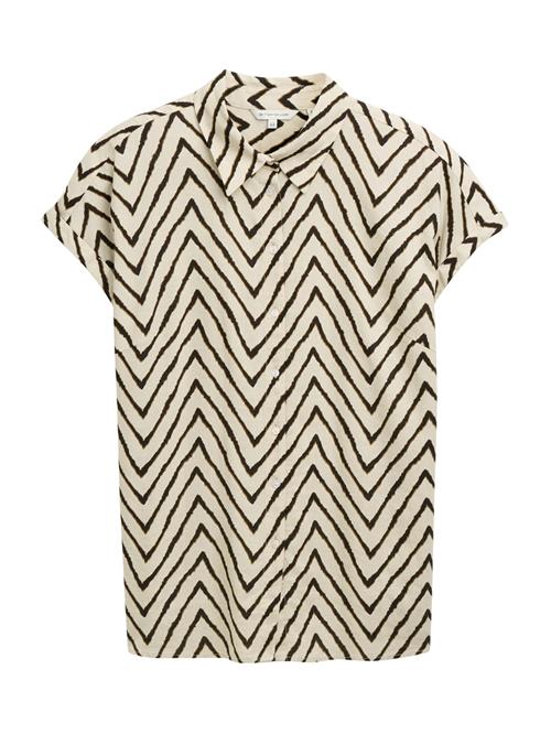 Tom Tailor Women + Bluse  ecru / sort