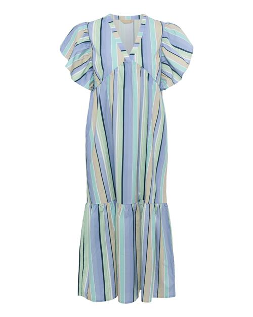 CULTURE Kjole 'Mola'  turkis / royalblå / dueblå / lysegrøn