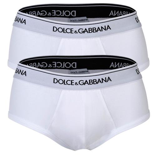 DOLCE & GABBANA Slip  hvid