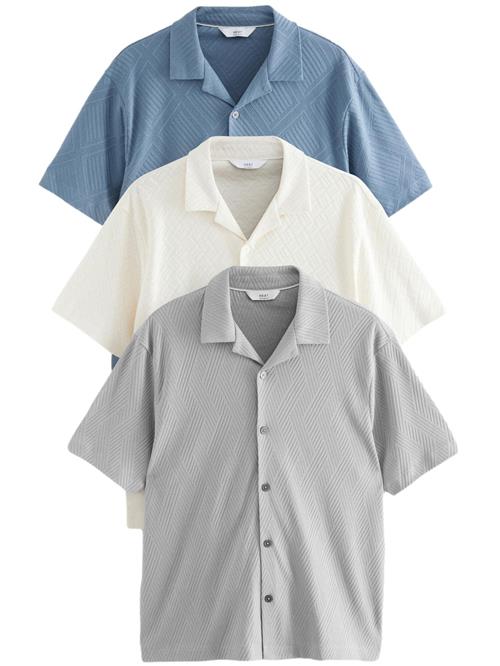 Next Skjorte  røgblå / røggrå / mørkegrå / hvid