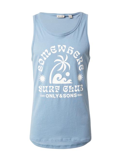 Only & Sons Bluser & t-shirts 'ONSMATTEO'  blue denim / hvid