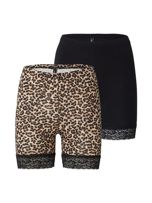 ONLY Leggings 'ONLLIVE LOVE'  beige / brun / sort