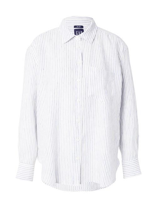 GAP Bluse  blå / hvid