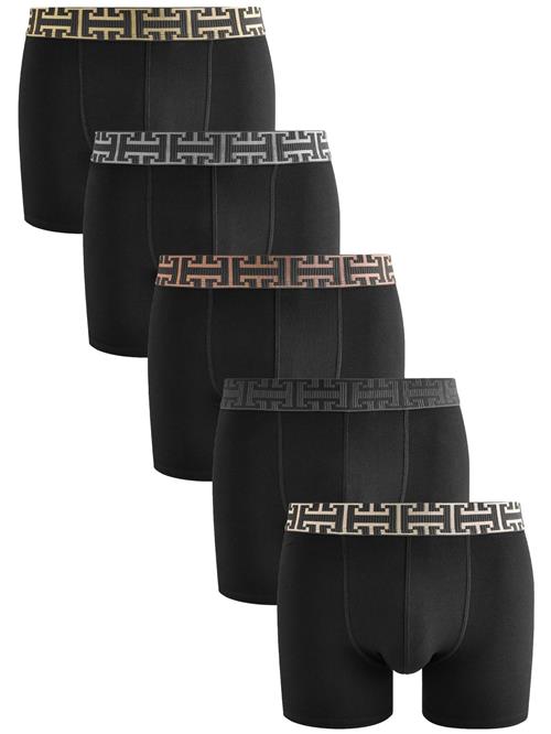 Next Boksershorts  lysebeige / grå / mandarin / sort