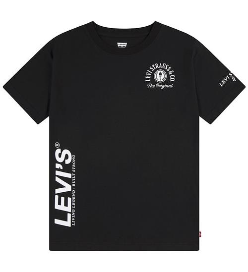 Levis T-shirt - Jet Black m. Print