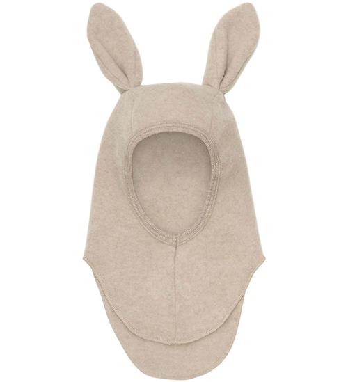 Huttelihut Elefanthue - Uldfleece - 1-lags - Camel Melange m. Ør