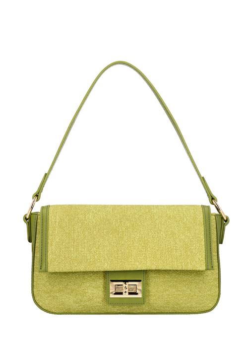 faina Skuldertaske  oliven / grøn-meleret
