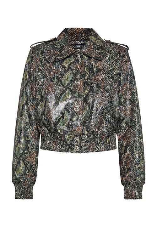 faina Overgangsjakke  turkis / brun / grå / grøn / sort