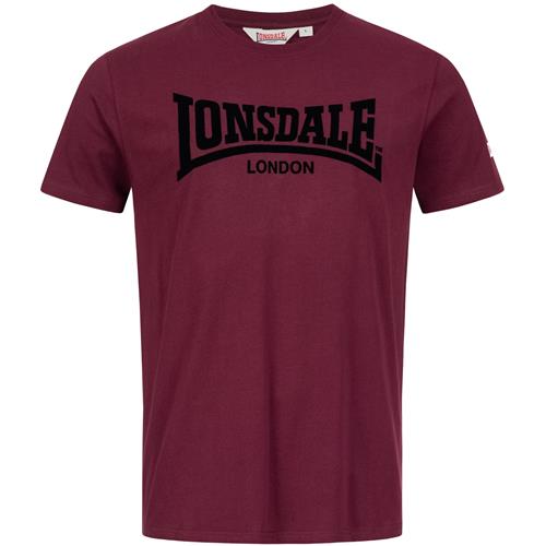LONSDALE Bluser & t-shirts  aubergine / sort
