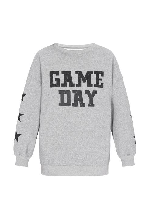 swirly Sweatshirt 'Back To School'  navy / grå-meleret