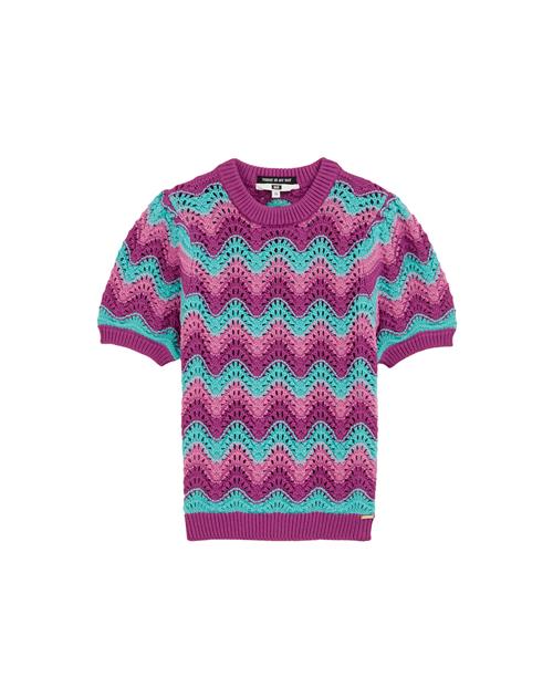 WE Fashion Pullover  turkis / lilla / lyselilla