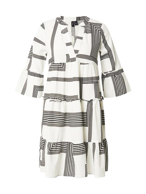 VERO MODA Blusekjole 'VMDicthe'  sort / hvid