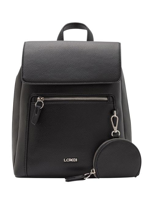 L.CREDI Rygsæk 'Ninina'  sort / sølv
