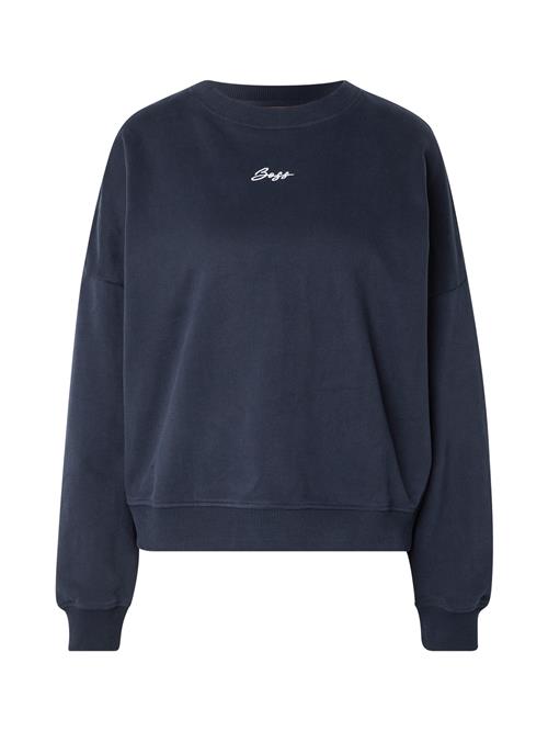 BOSS Sweatshirt 'C_Esweaty'  mørkeblå / hvid