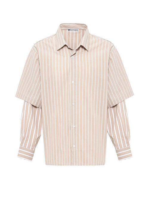 Dandalo Skjorte  nude / hvid