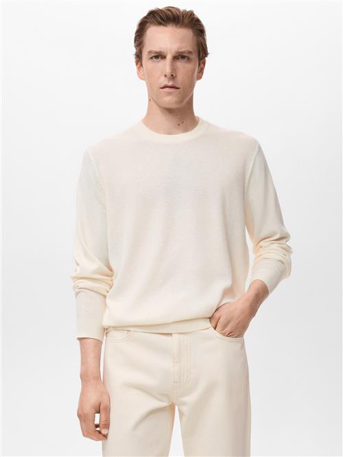 MANGO MAN Pullover 'AVENA'  lysebeige