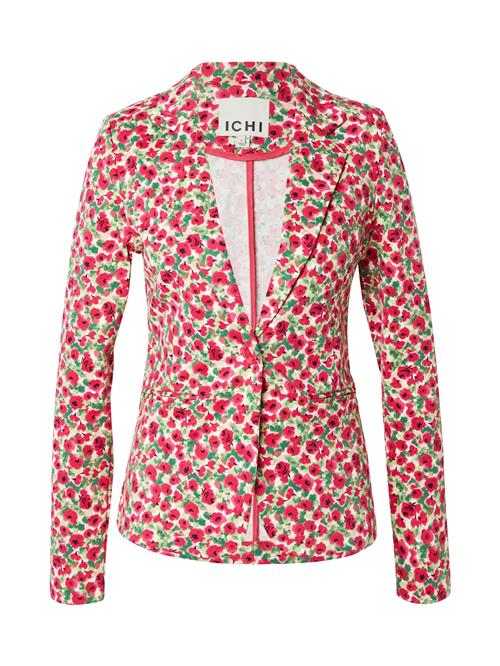 ICHI Blazer 'IHKATE'  grøn / lysegrøn / pink / hvid