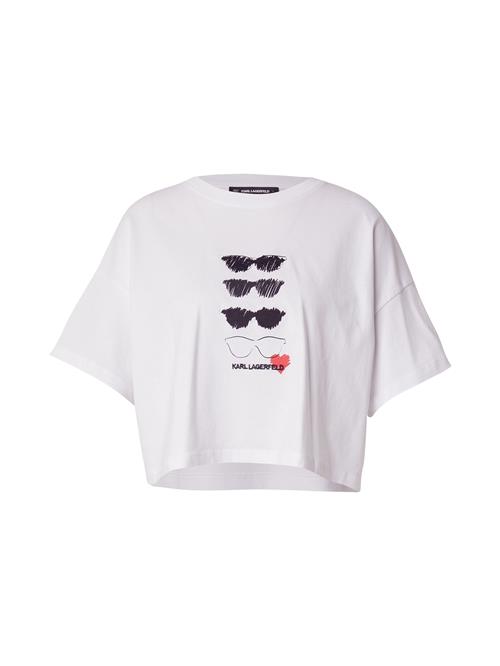 Karl Lagerfeld Shirts  grenadine / sort / hvid