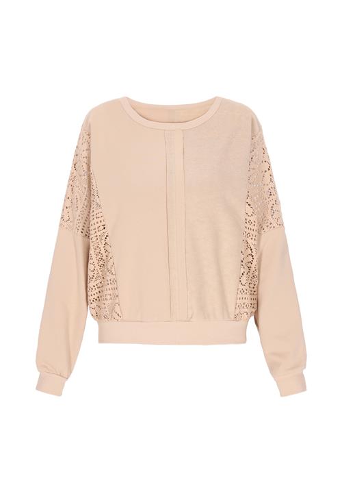 ebeeza Sweatshirt 'Boho Chic'  mokka