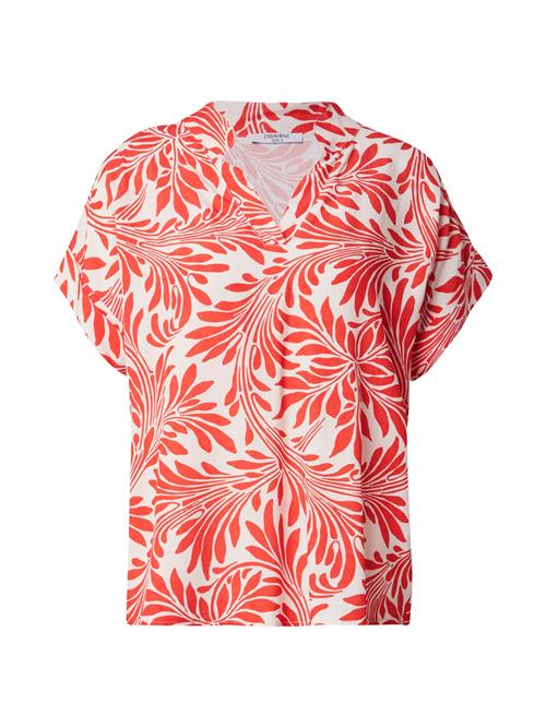 ZABAIONE Bluse 'Pi44aa'  rød / hvid