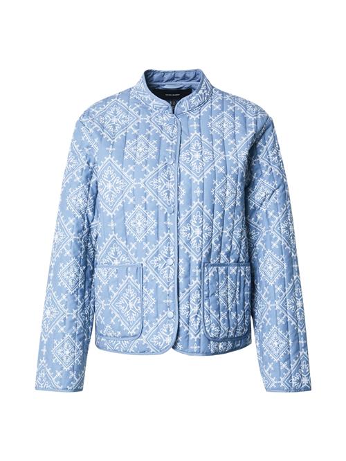 VERO MODA Overgangsjakke  dueblå / hvid