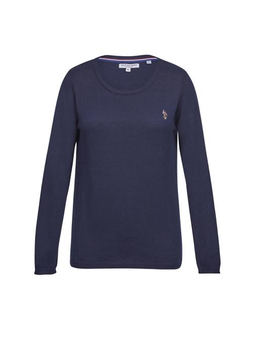 U.S. POLO ASSN. Pullover 'UWMay'  safir / brun / rød / hvid
