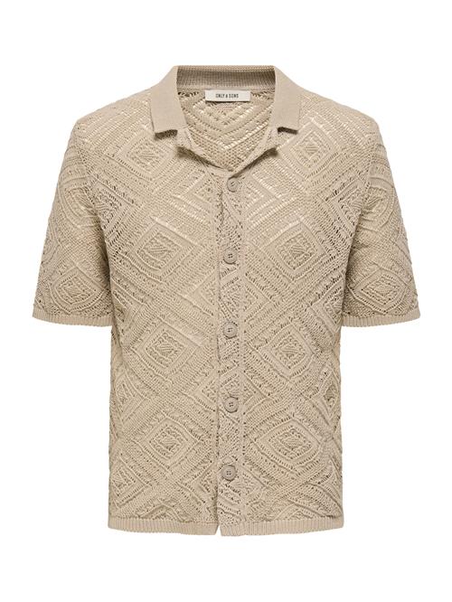 Only & Sons Cardigan 'ONSKOLMAR'  beige