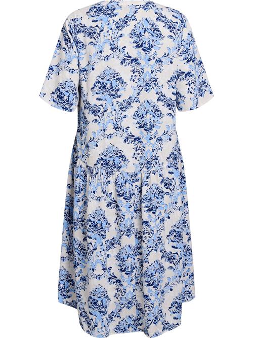 Zizzi Kjole 'Vanni'  blå / lyseblå / hvid