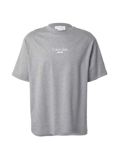 Calvin Klein Jeans Bluser & t-shirts  grå-meleret / hvid