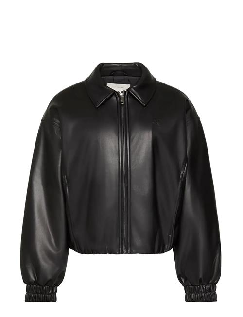 Calvin Klein Jeans | Faux Leather Insulated Bomber | XS