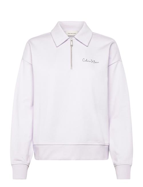 Calvin Klein Jeans | Ls French Terry Graphic Qz Sweat | L