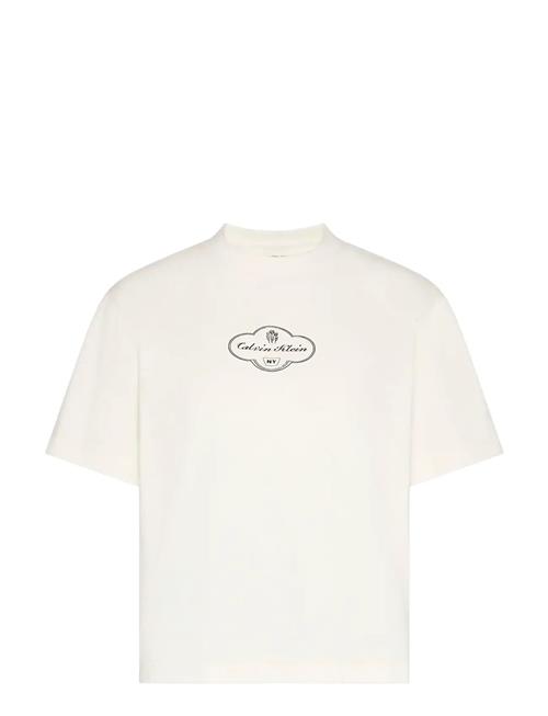 Se Calvin Klein Jeans | Ss Boxy Coctail Logo Tee | M hos Booztlet