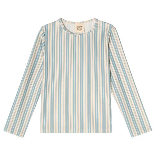 Buddy & Hope Malin Rash Vest Emil Stripe 110/116 cm  Blå Stribet 110/116 cm  unisex